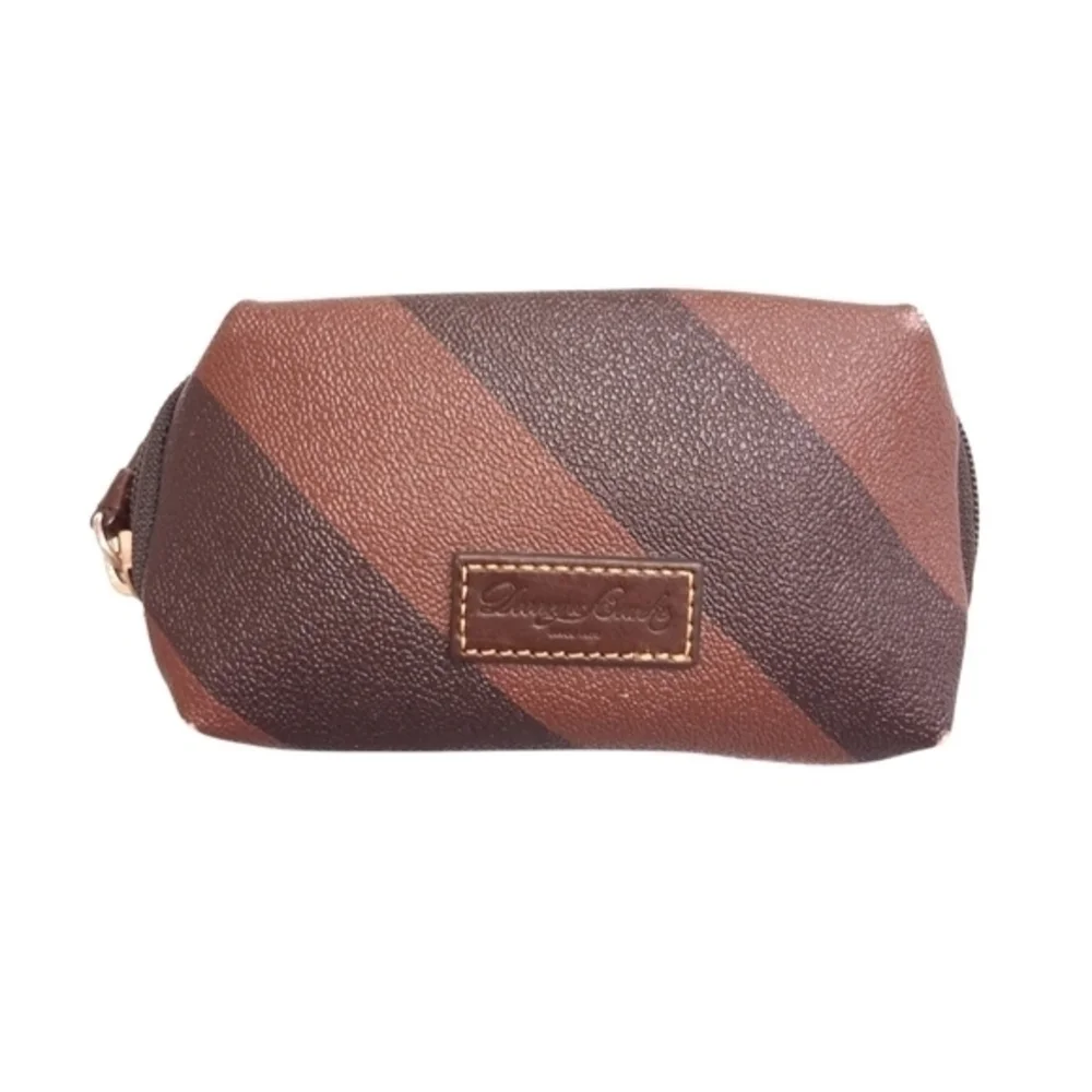 Dooney & Bourke two tone Brown cosmetic case